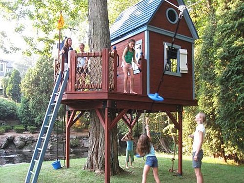 Купить домик на дереве для детей | дизайнерские, из дерева, на заказ