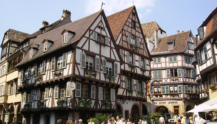 Дома фахверк германия средневековье