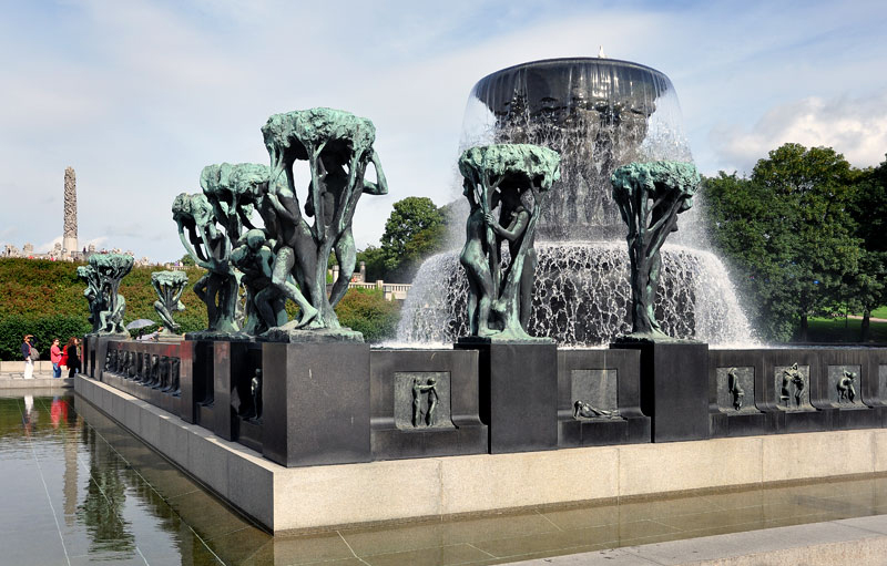 Парк скульптур Вигеланда – Фрогнер-парк (Vigelandsparken – Frognerparken)