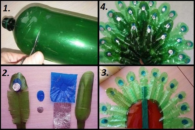Вдохновляющие примеры декора из пластиковых бутылок