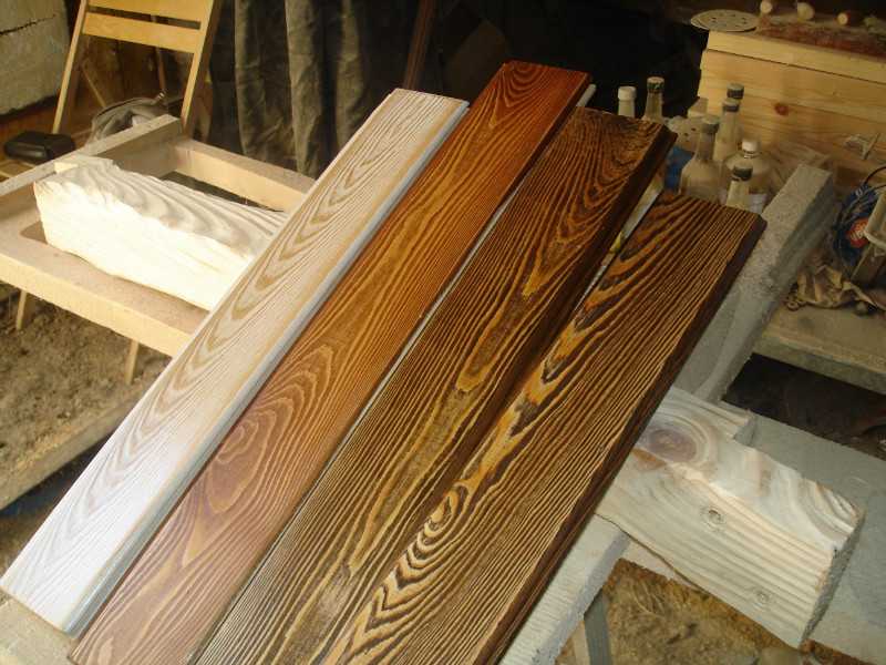 изделия из брашированной древесины фото